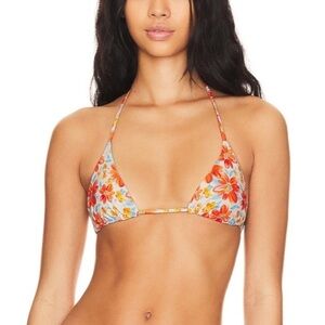 VDM Blair Reversible Bikini Top in Flo
